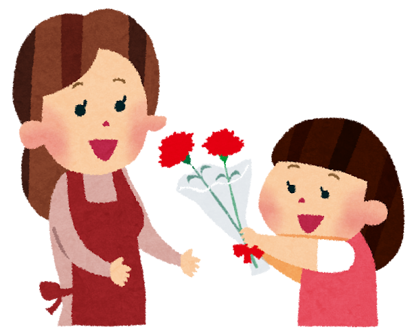 母の日のイラスト